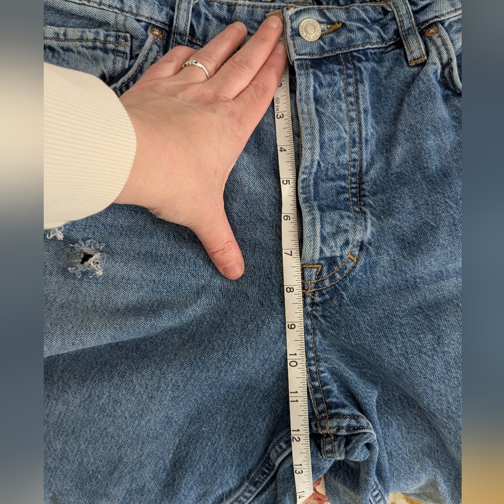 We The Free Denim High Rise Baggy Straight 31 - Picture 10 of 11